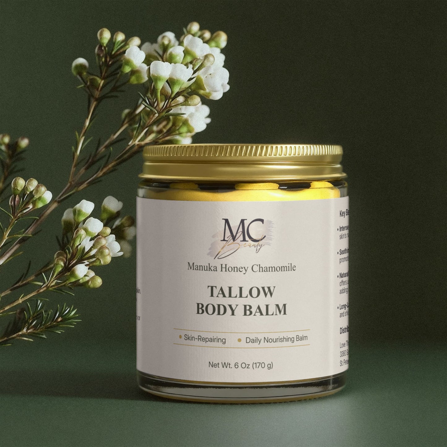 Manuka Honey Chamomile Tallow Body Balm